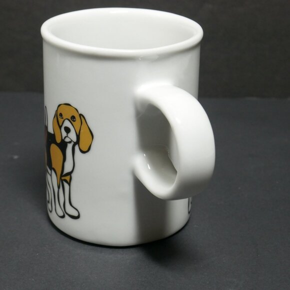 Marc Tetro Coffee Tea Mug Beagles Dogs Danesco Montreal Canada - Picture 2 of 5